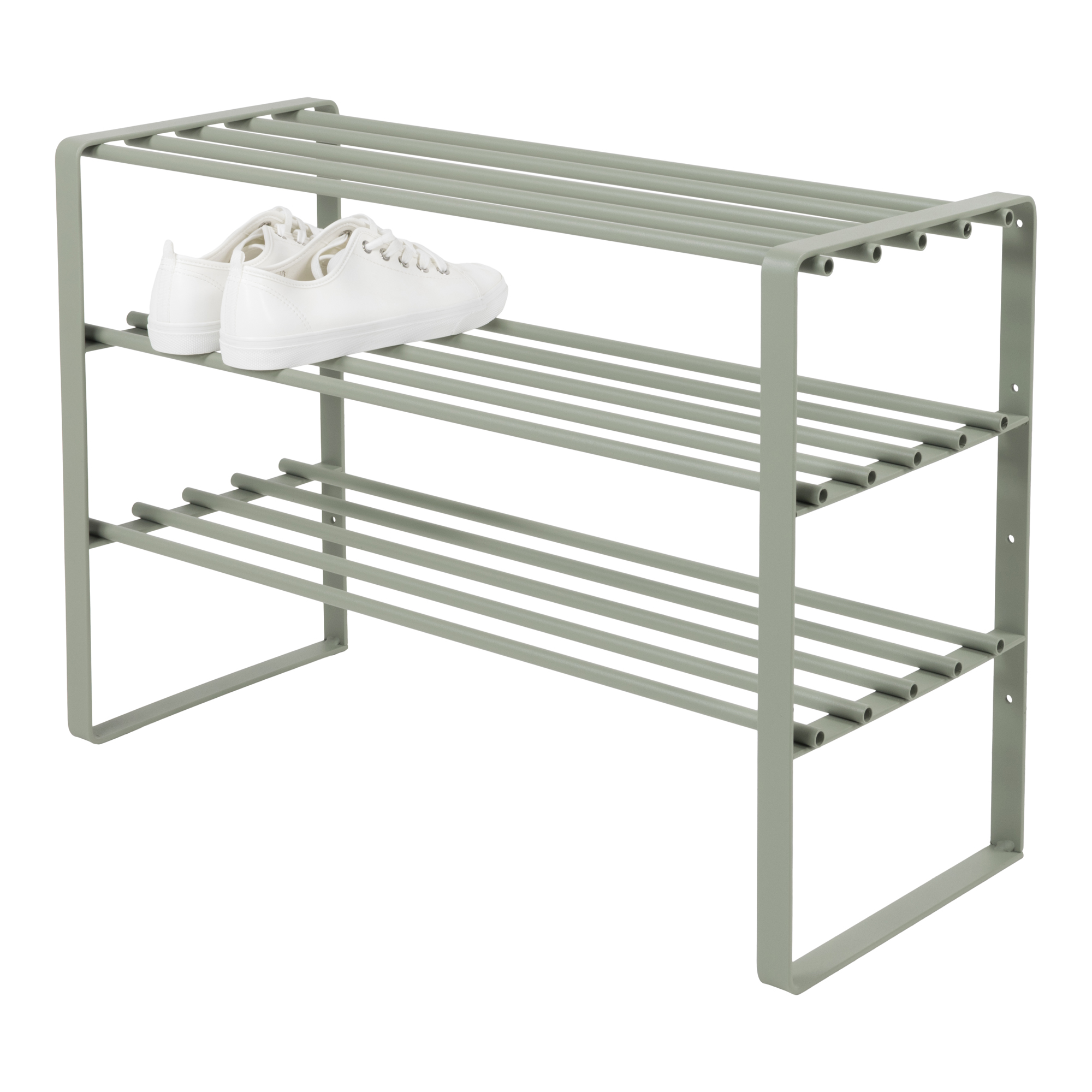 REX SR 2 Shoe rack - Dusty Green_3