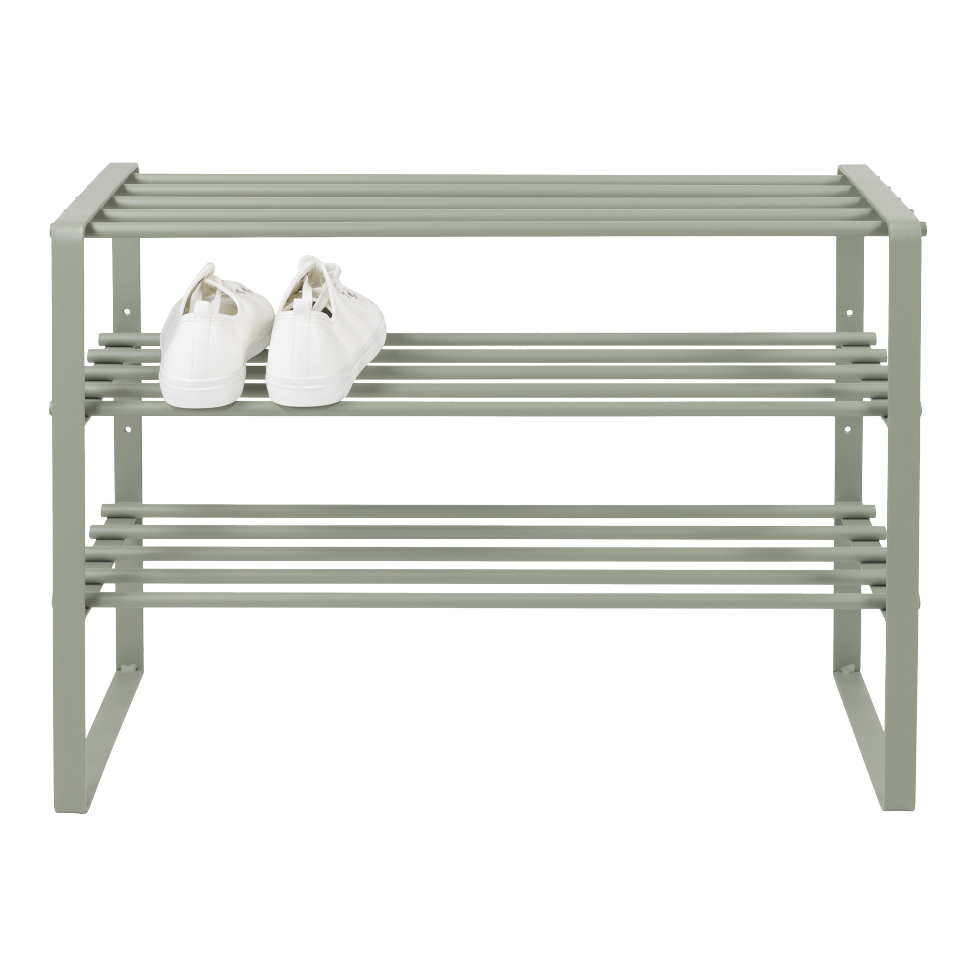 REX SR 2 Shoe rack - Dusty Green_4