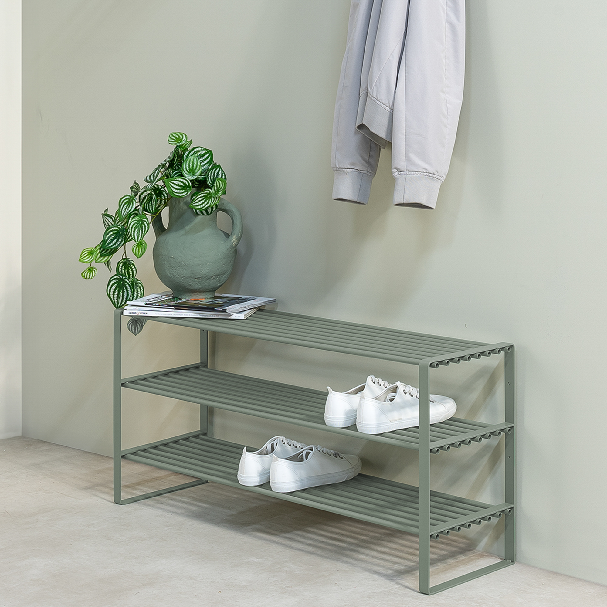 REX SR 2 - 100 cm Schoenenrek - Dusty Green_7