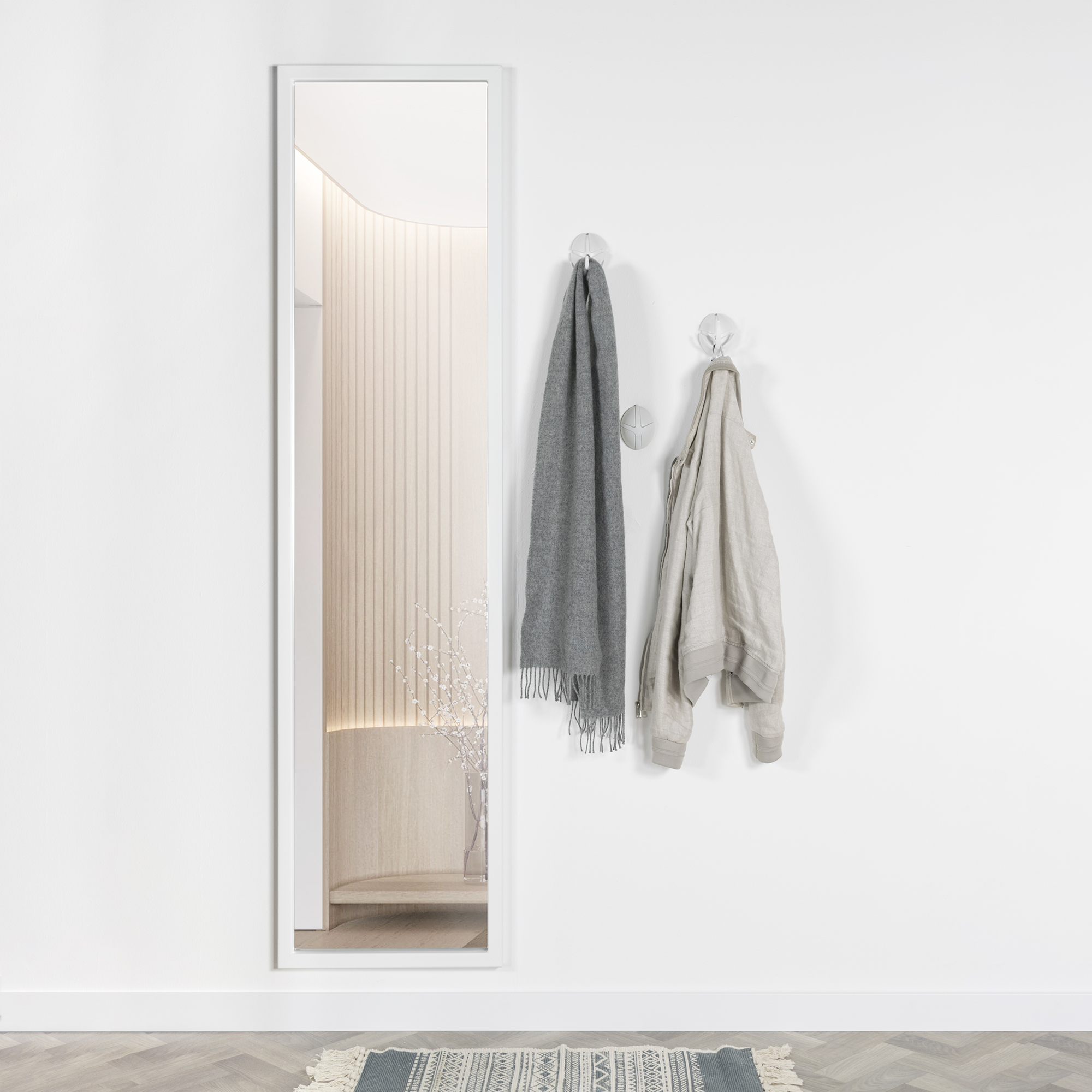 SENZA M2 Full length mirror - White_1