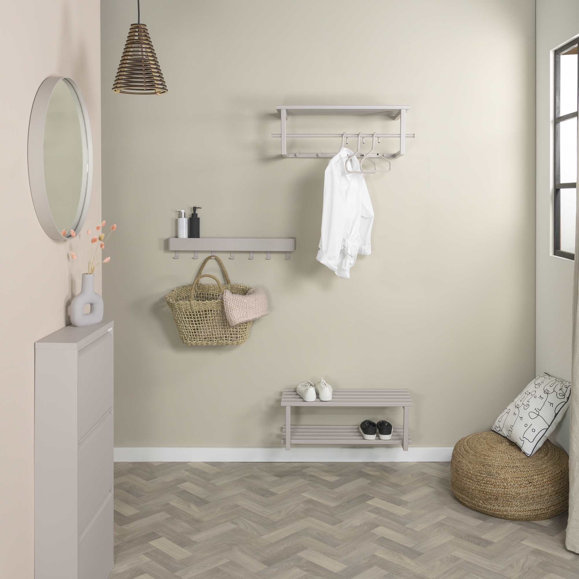 RIZZOLI / MARCO Shoe rack - Silky Taupe_1