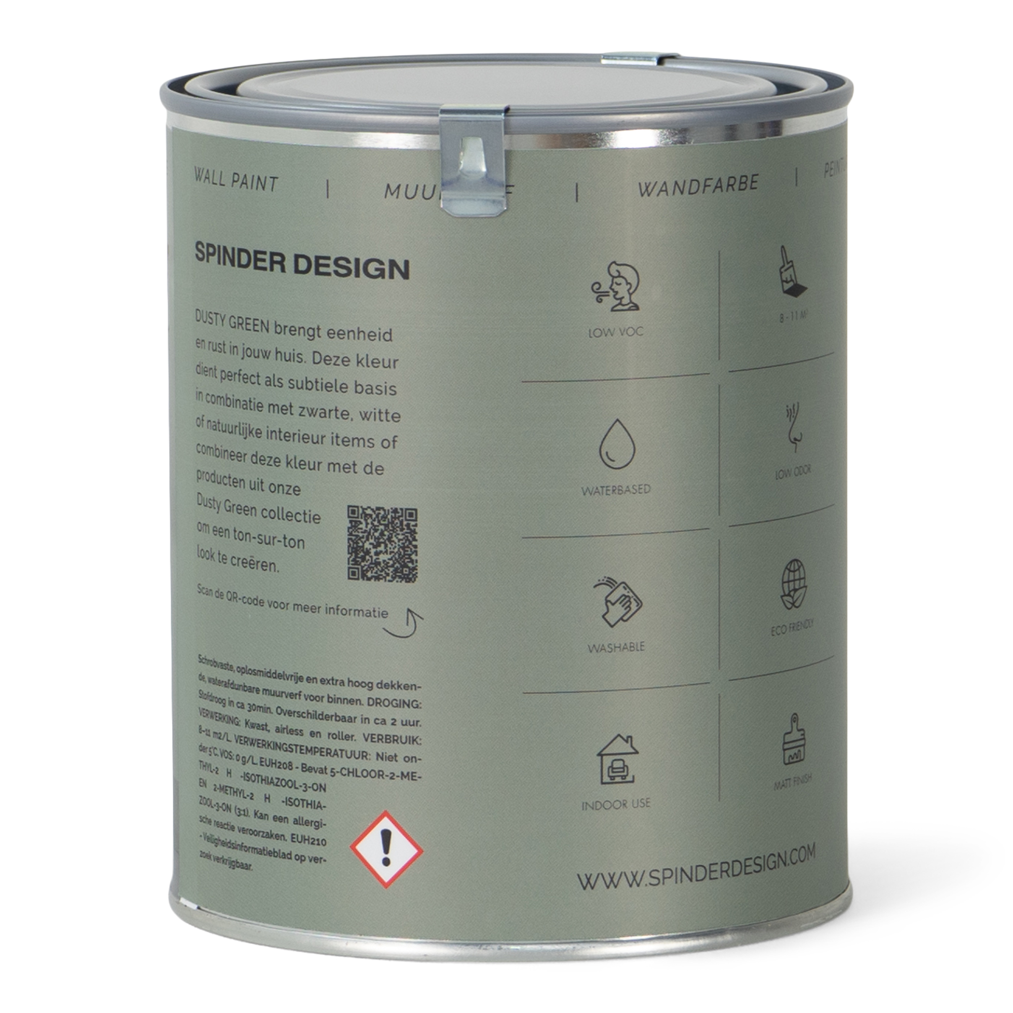 WALL PAINT 1L Wall paint - Dusty Green_6