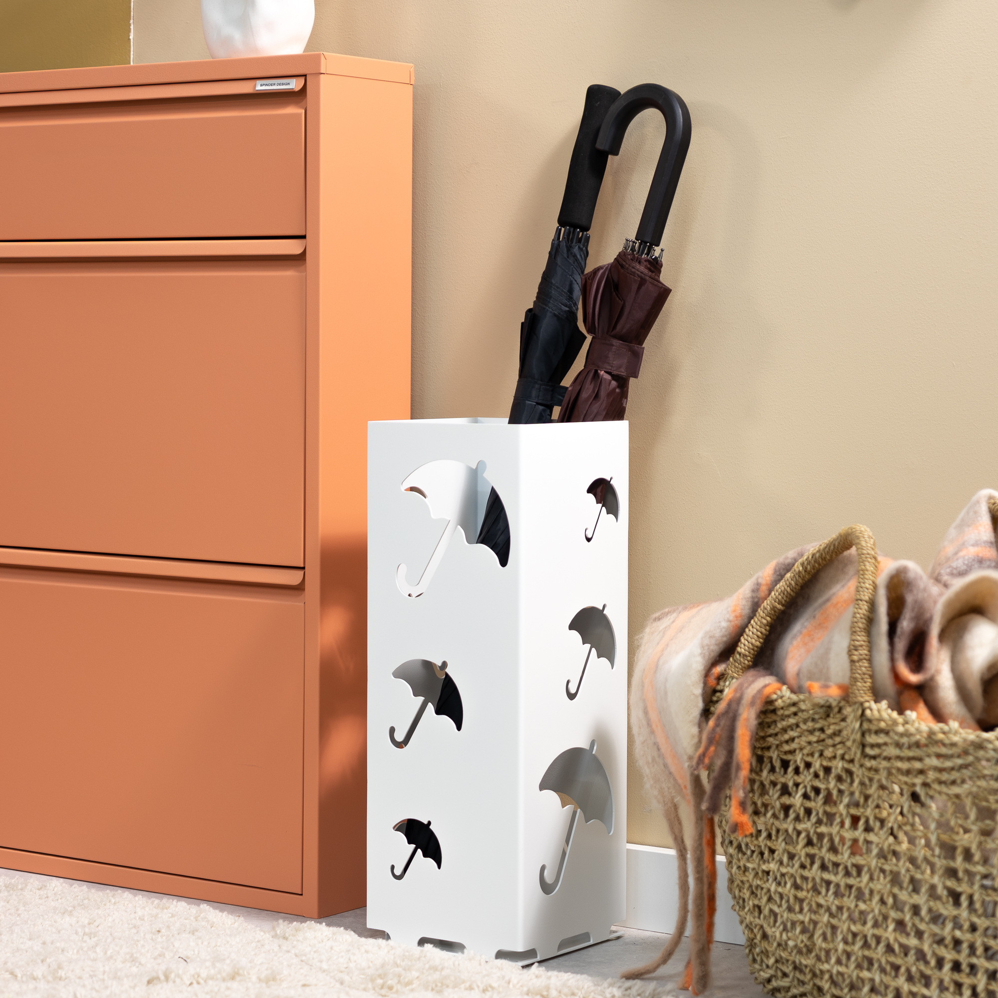 STORM Umbrella Holder - White_1