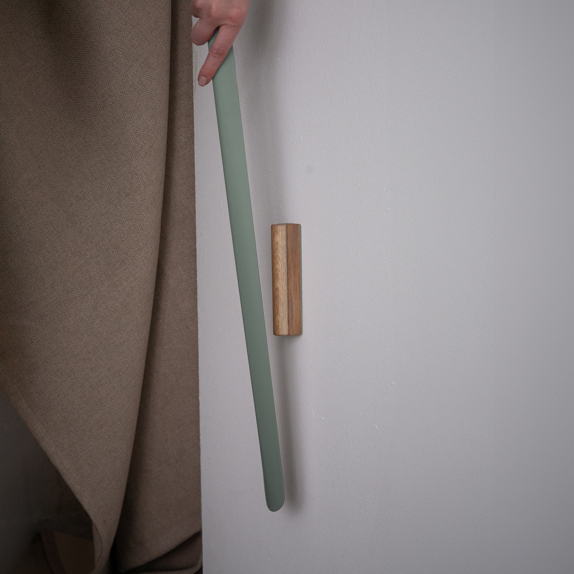 Spinder x BUDDE - DON Shoe horn - Dusty Green_4