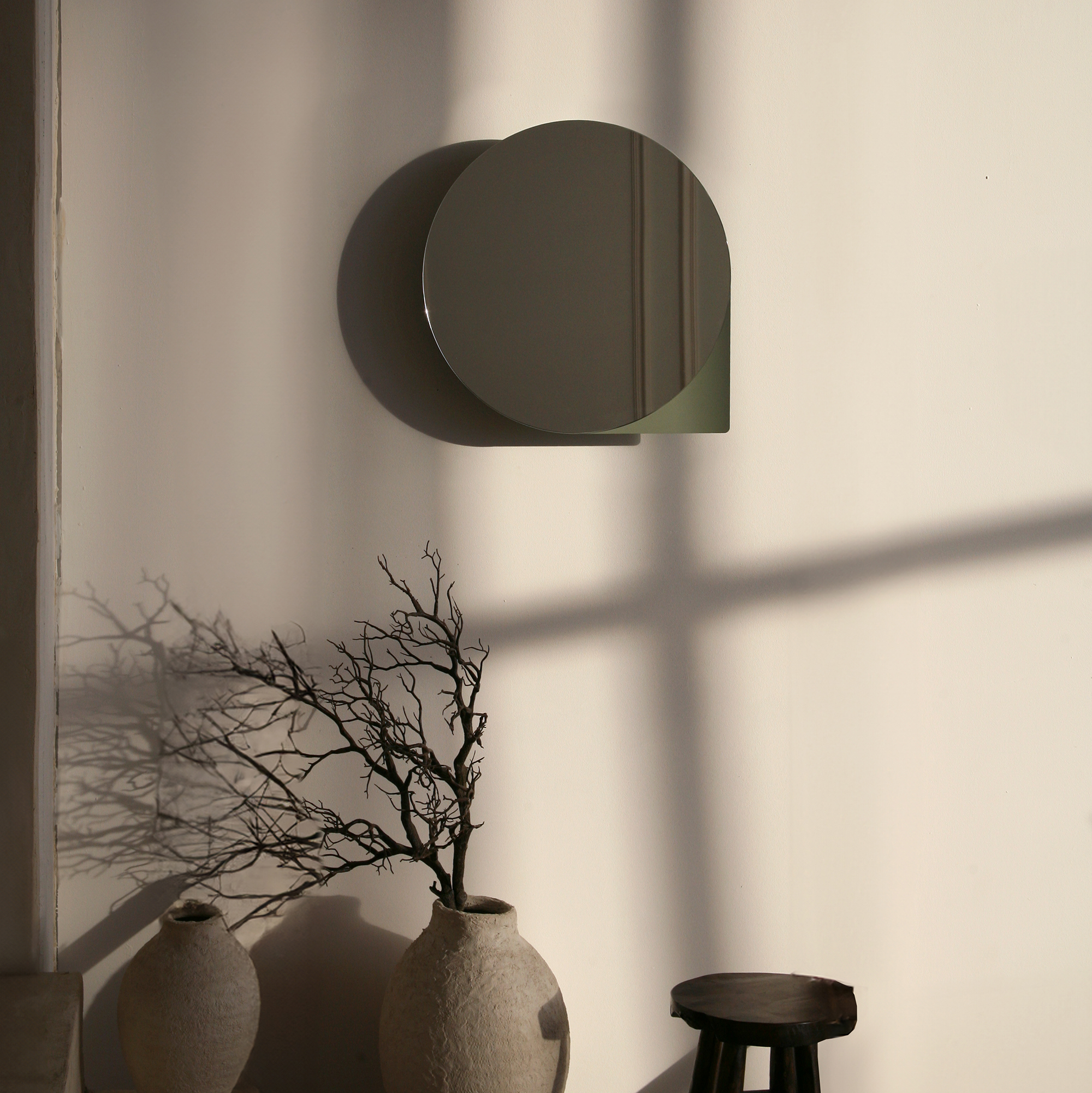 Spinder x BUDDE - SONNET Mirror Cabinet S - Dusty Green_1