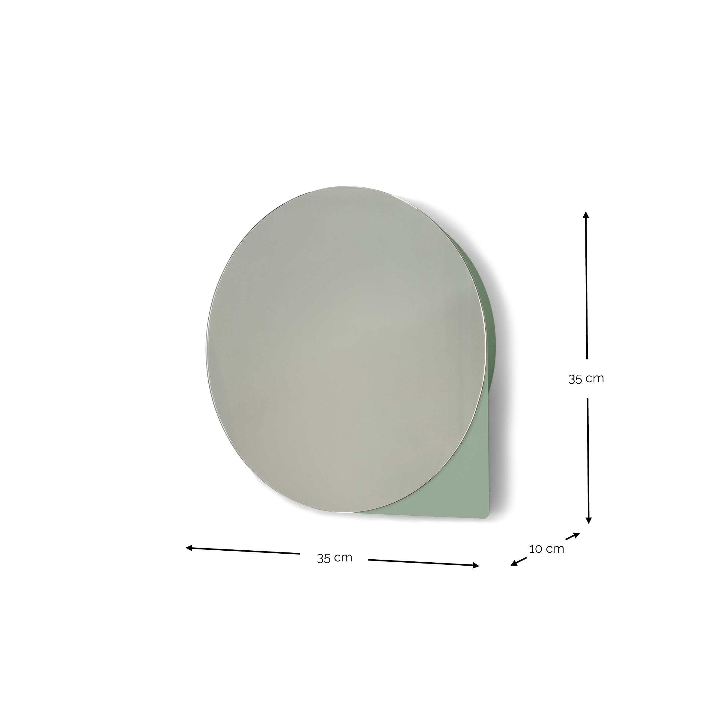 Spinder x BUDDE - SONNET Mirror Cabinet S - Dusty Green_6