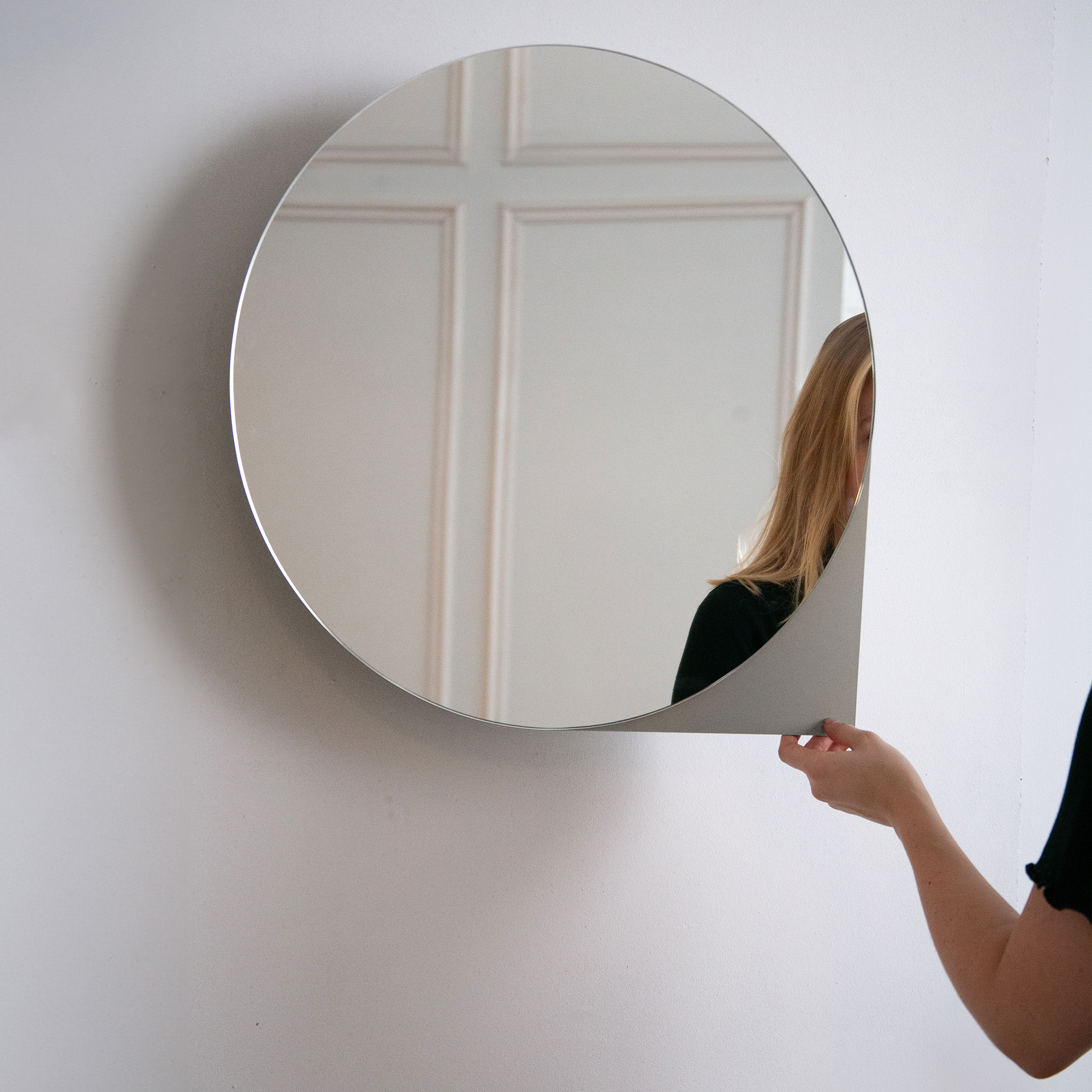 Spinder x BUDDE - SONNET Mirror Cabinet L - Silky Taupe_1