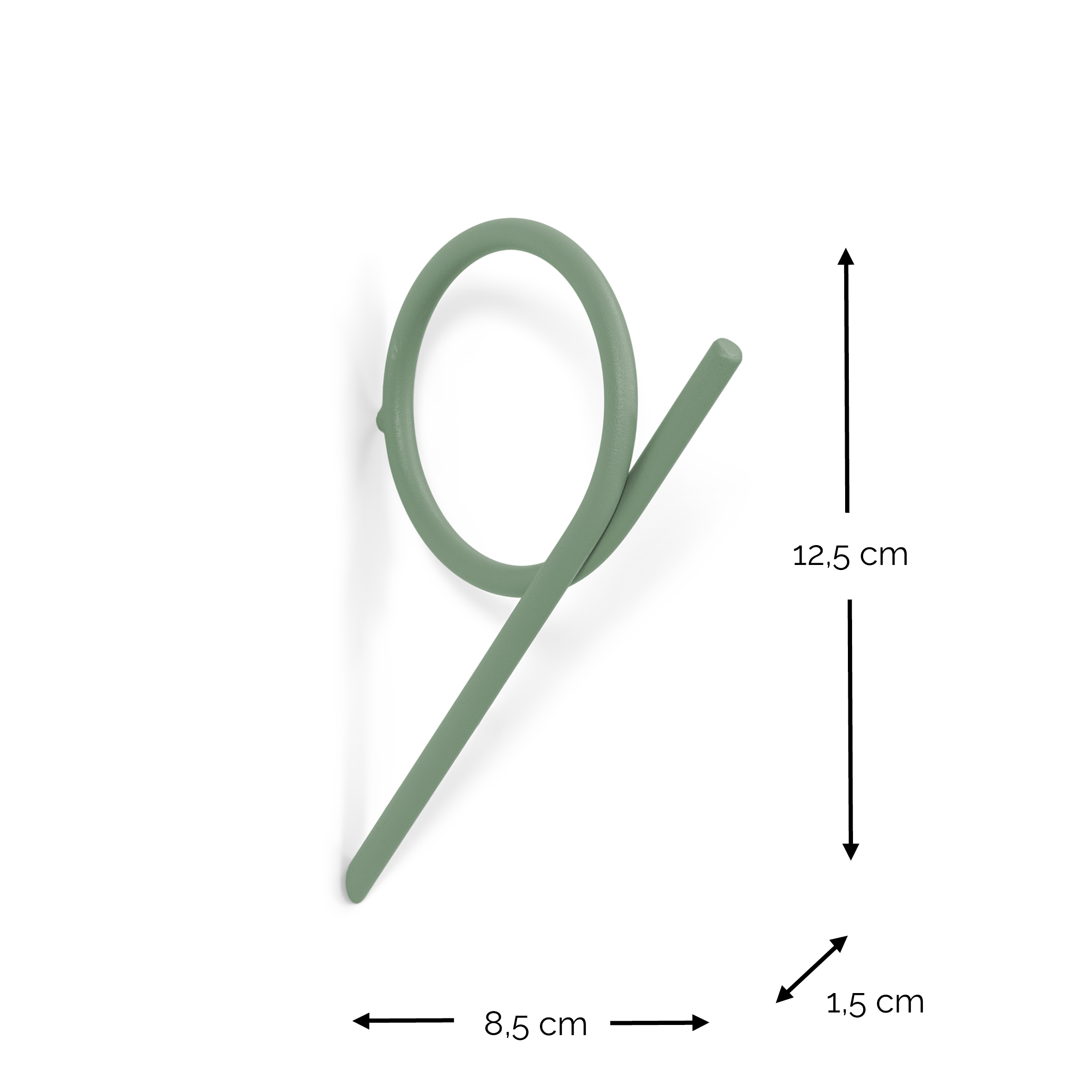 Spinder x BUDDE - TUBA Kapstok M - Dusty Green_4