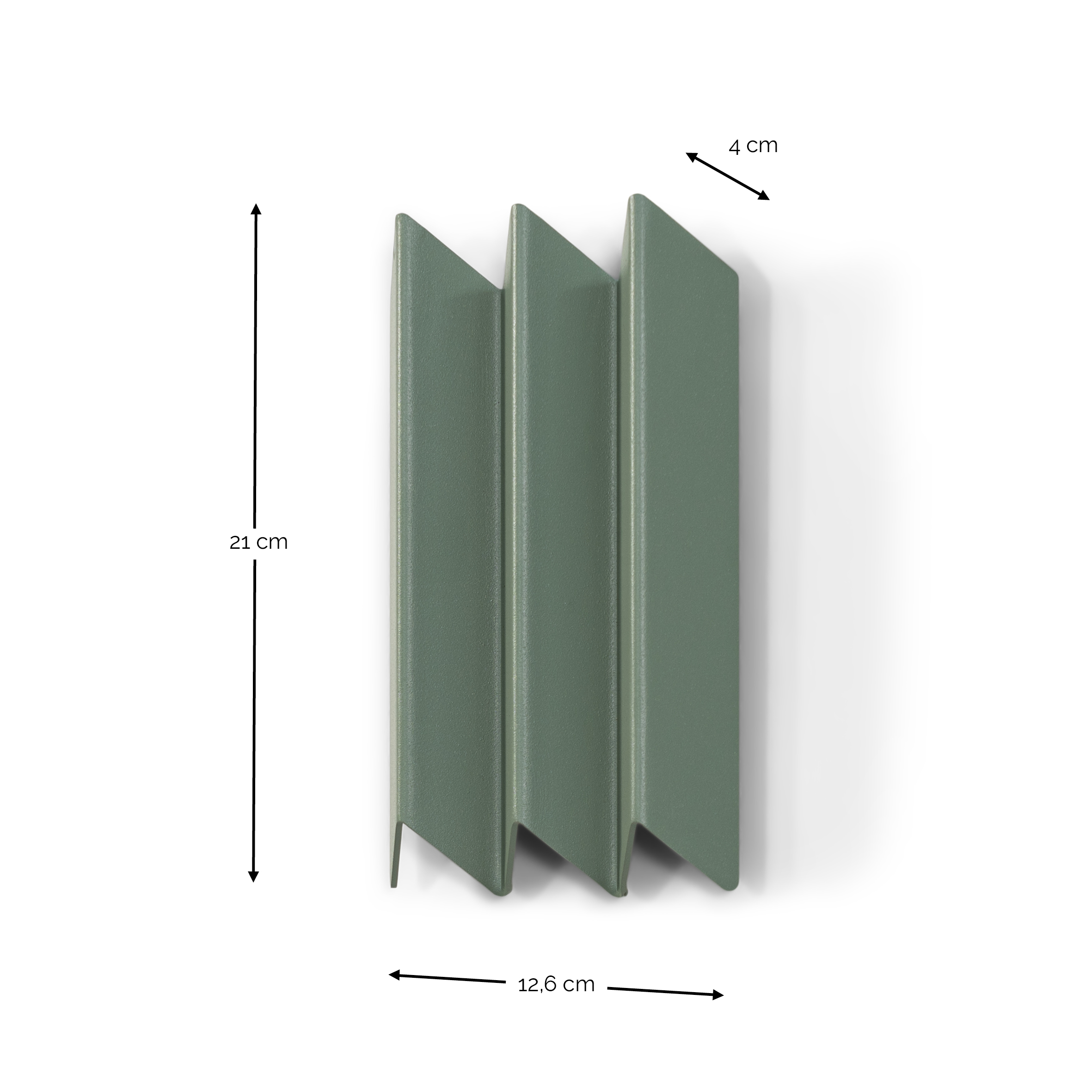 Spinder x BUDDE - SENSU Coat rack S - Dusty Green_7