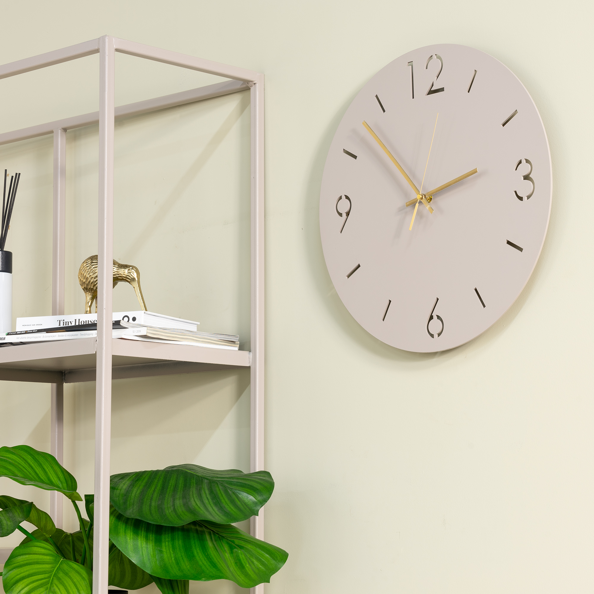 TIME Ø 40 Clock - Silky Taupe_1