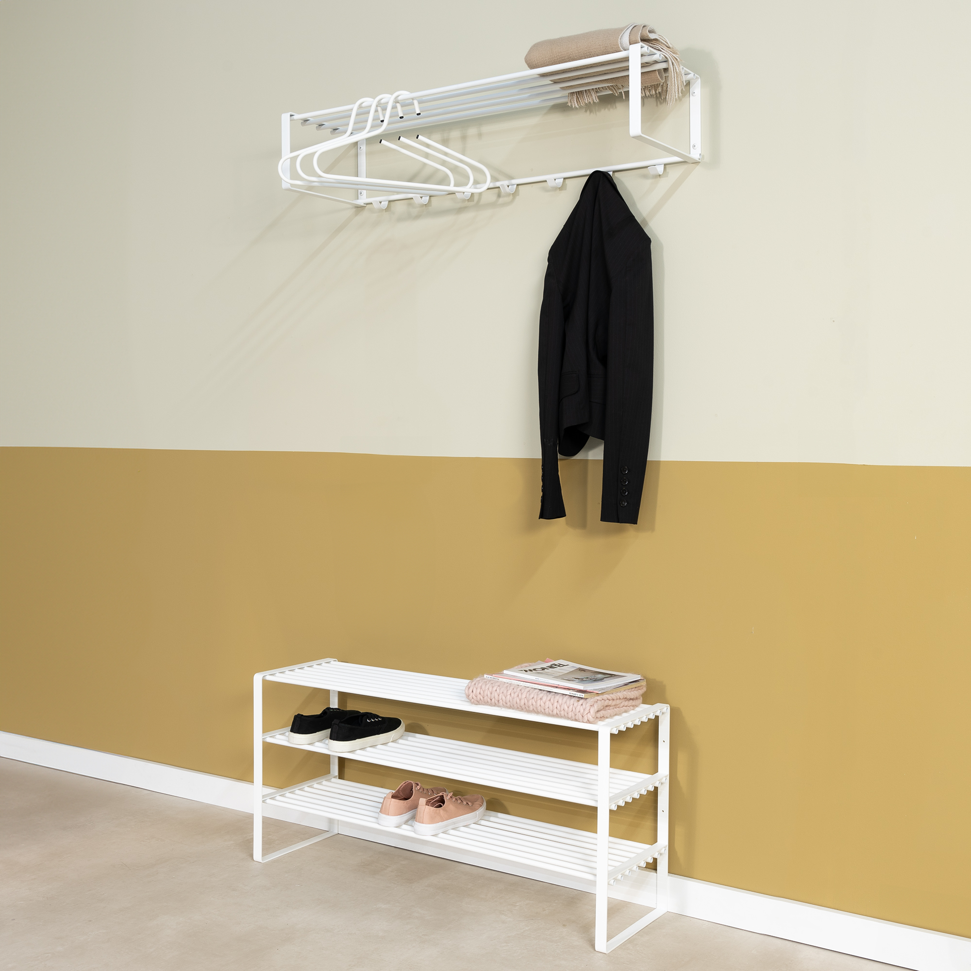 REX SR 2 - 100 cm Shoe rack - White_6