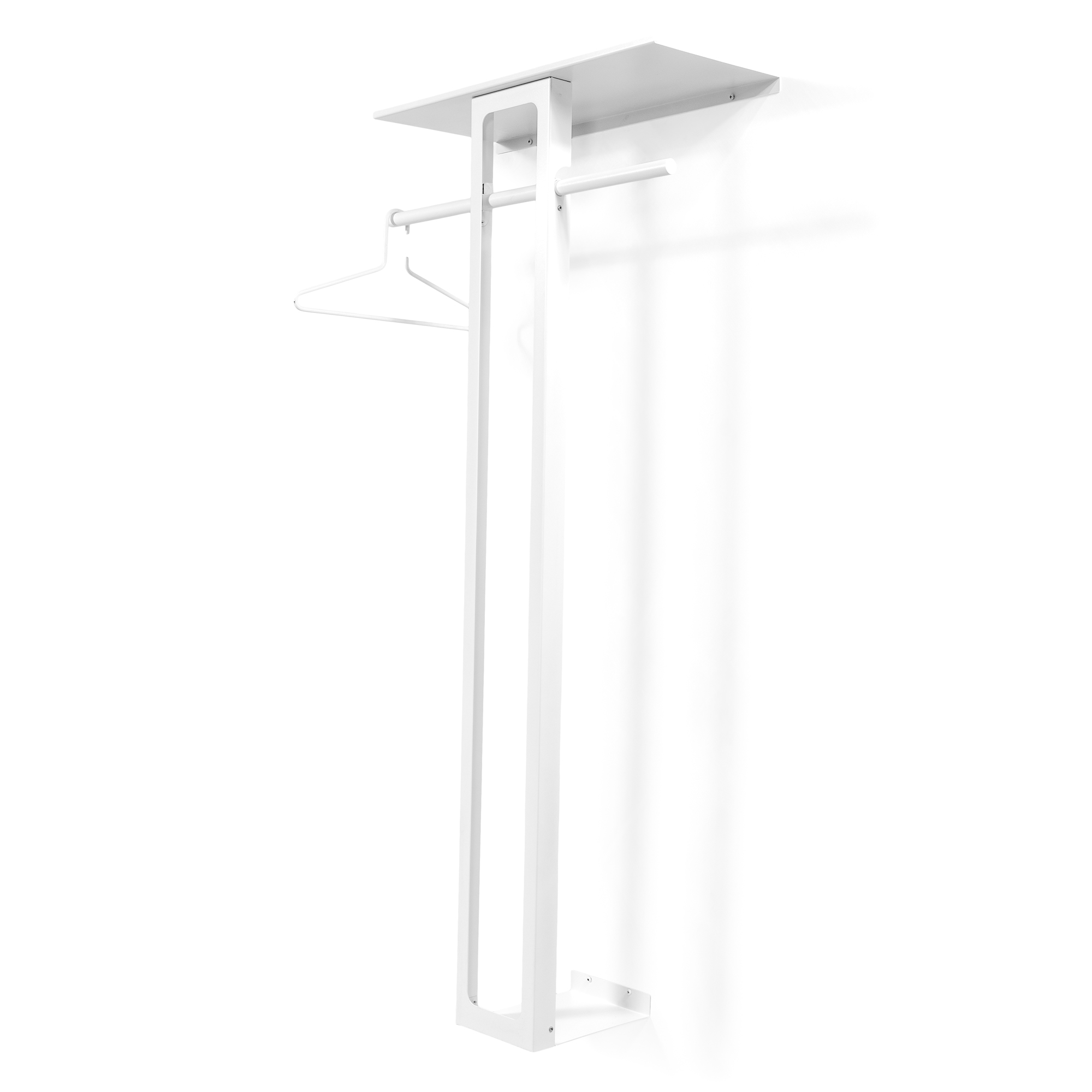 LUNO LARGE 70 Wall Coat Rack - White_3