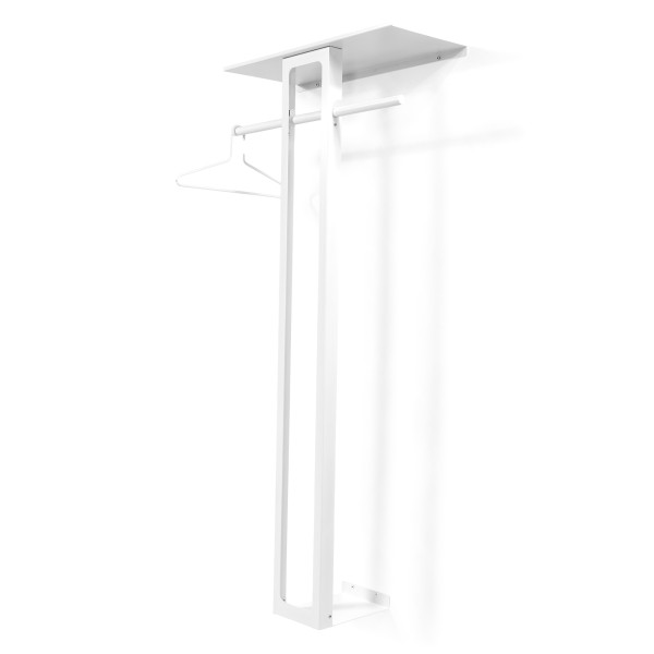 Product LUNO LARGE 70 Wall Coat Rack - White