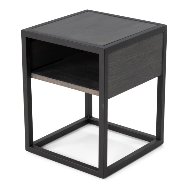 Product DIVA ONE-NIGHTSTAND Nachtkast - Grijs / Zwart