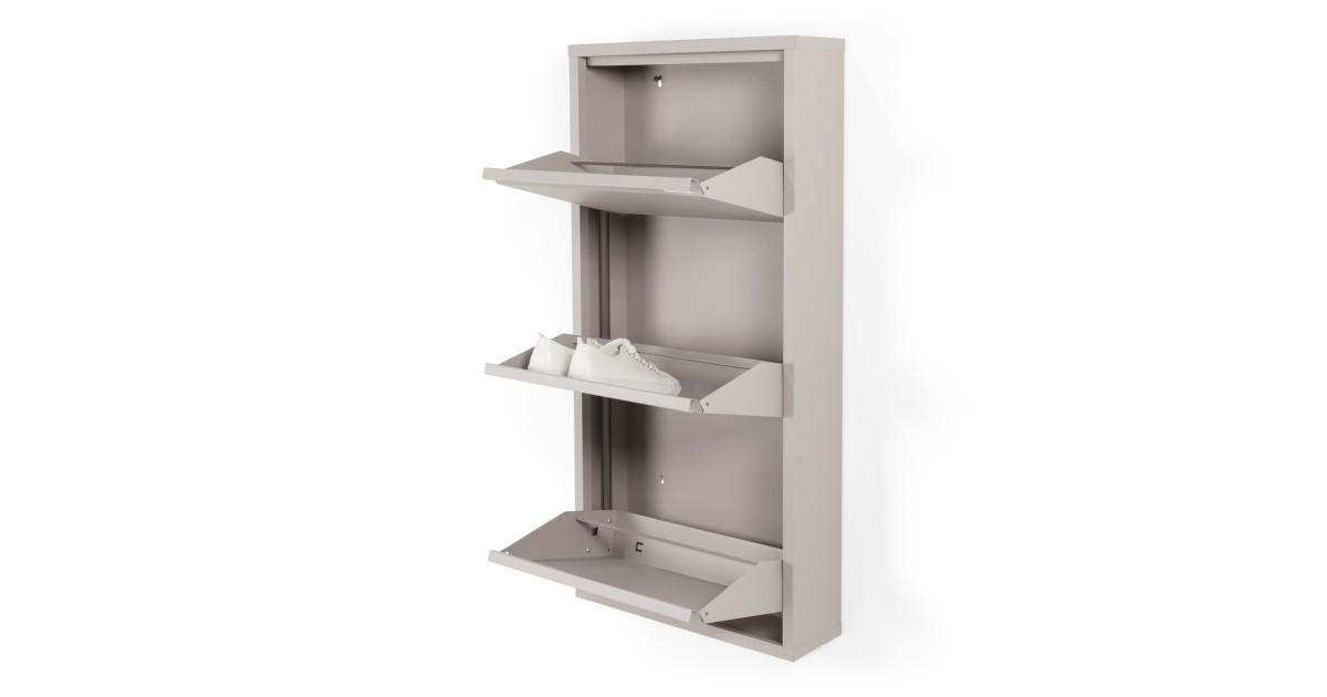 BILLY 3 Schoenenkast - Silky Taupe