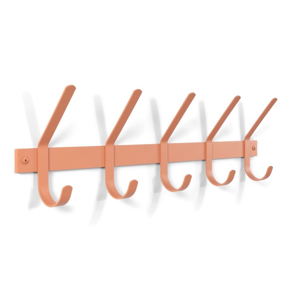 Product DEXTER 5 Wall mounted coat rack - Clay Terra