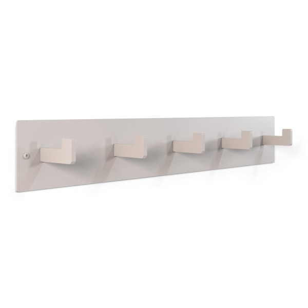 Product LEATHERMAN 5 Wall mounted coat rack - Silky Taupe