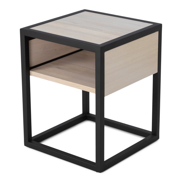 Product DIVA ONE-NIGHTSTAND Nachttafel - White Sand / Zwart