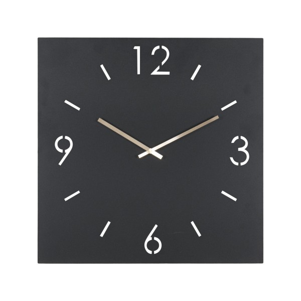 Product TIME 80 x 80 Klok - Zwart