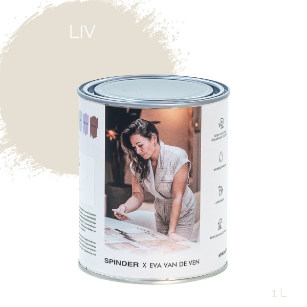 Product Spinder x Eva van de Ven - 1L Matte Wandfarbe - Liv