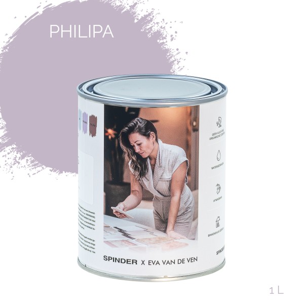 Product Spinder x Eva van de Ven - 1L Matte Wandfarbe - Philipa