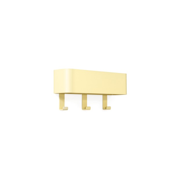 Product Dax Play 3 Wall mounted coat rack - Butter Yellow