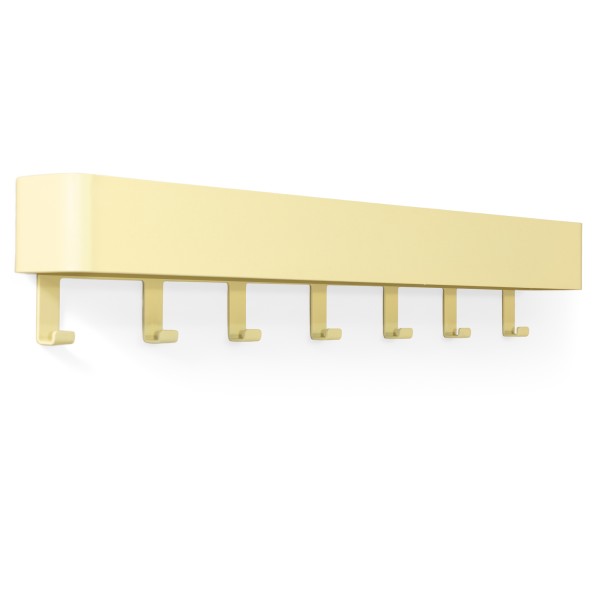 Product Dax Play 7 Wall mounted coat rack - Butter Yellow
