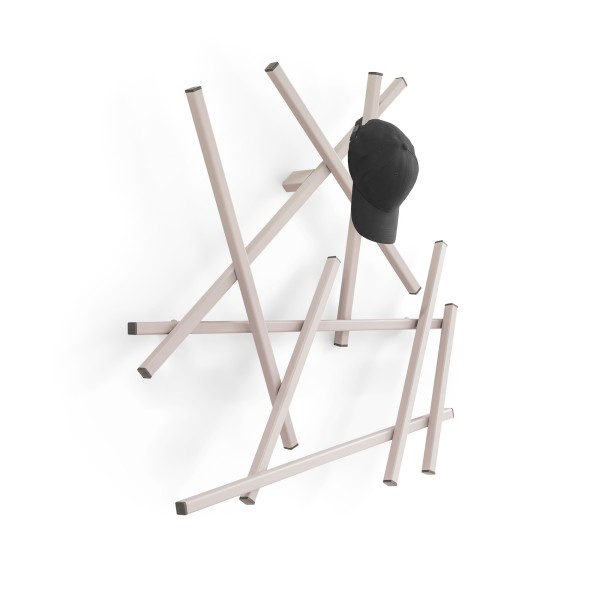Product MATCHES XS Wall coat rack - Silky Taupe