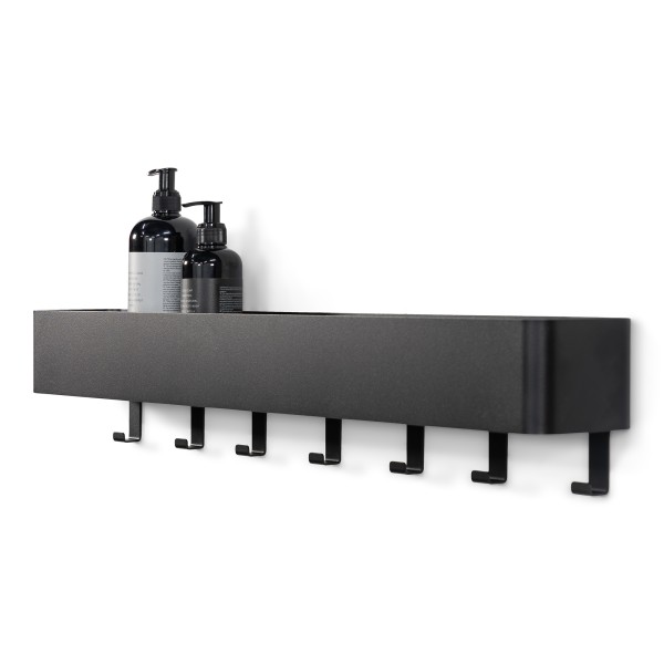 Product MULTI 7 Wandkapstok - Zwart