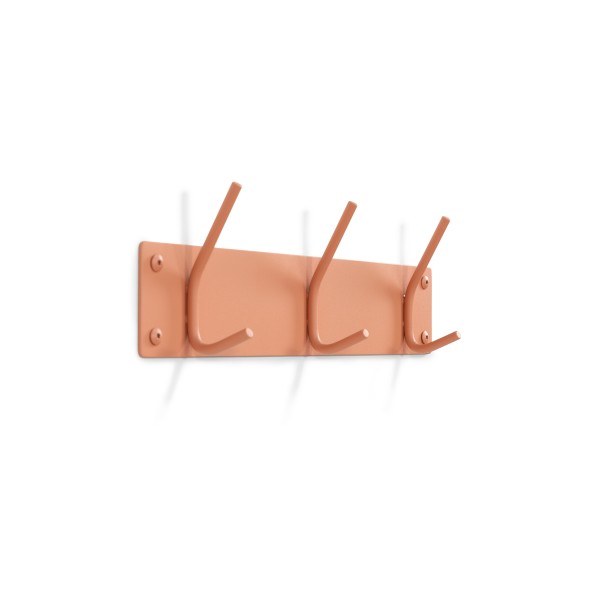 Product FUSION 3 Wall mounted coat rack - Clay Terra