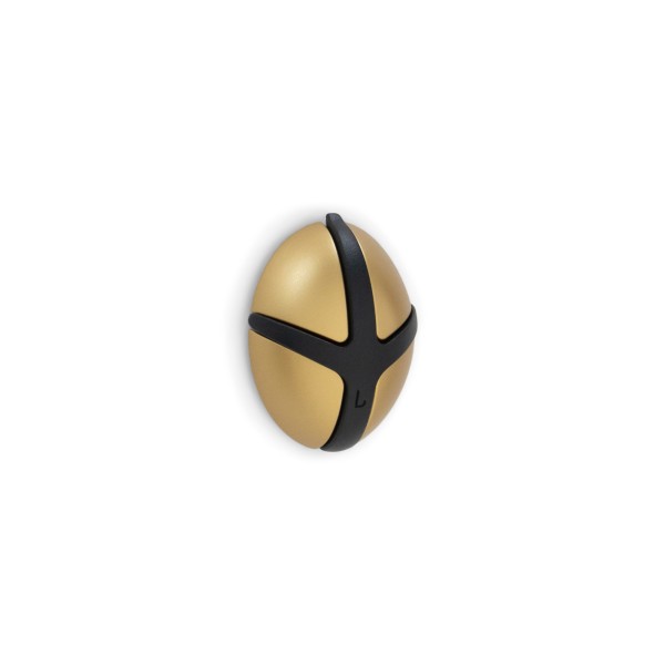 Product TICK Wandkapstok - Goud / Zwart