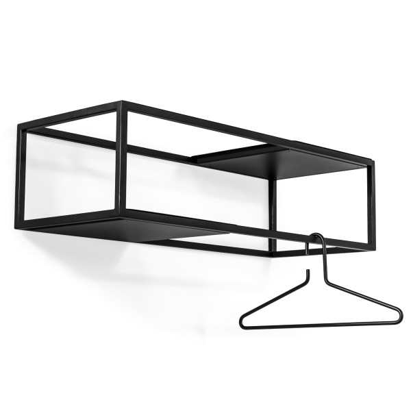 Product STRATO 80 Wall Coat Rack - Black