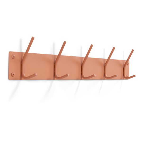 Product FUSION 5 Wall mounted coat rack - Clay Terra