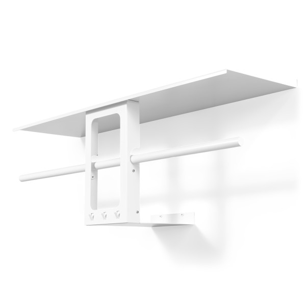 Product LUNO SMALL 100 Wandkapstok - Wit